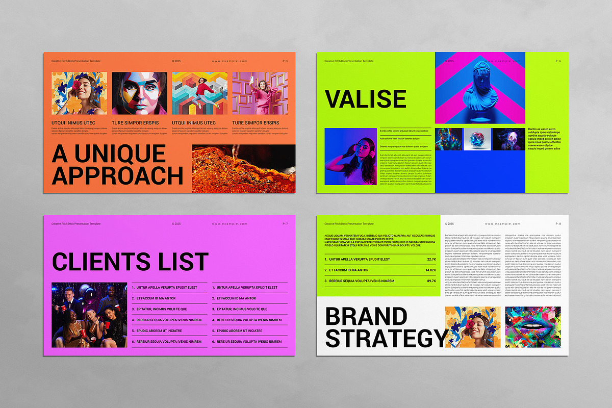 Creative Pitch Deck Presentation, a Presentation Template by E-Type (Photo 3 of 4)