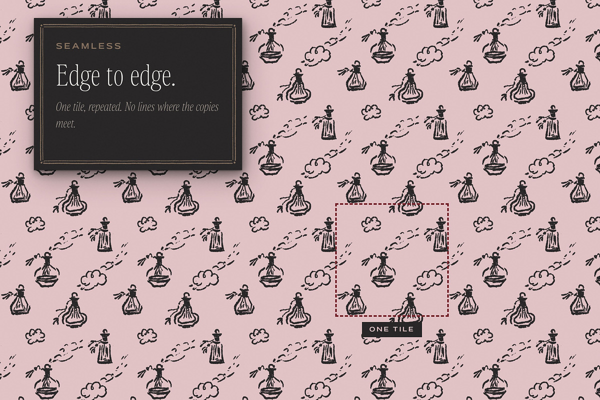 Vanity & Boudoir Seamless Patterns, a Pattern Graphic by The October Creative (Photo 4 of 12)