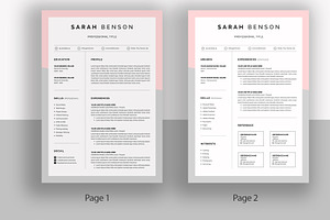 Word Resume/CV 3 Pages