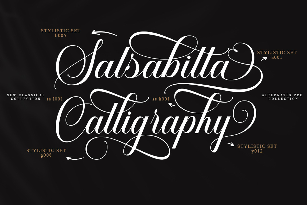 Salsabilla Calligraphy, a Script Font by IM Studio (Photo 6 of 8)
