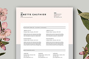 Resume Design | CV Template for Word, a Resume Template by Botanica Paperie (Thumbnail 2 of 5)