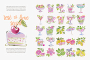 cocktail watercolor clipart set, a Decorative Illustration by Patishop Art (Thumbnail 9 of 10)