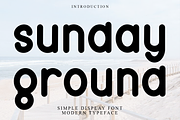 Sunday Ground, a Sans Serif Font by FreshTypeINK (Thumbnail 1 of 7)
