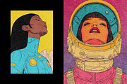 Halftone Color Print Photo Effect, a Brushes & More by Design Squad (Thumbnail 4 of 5)