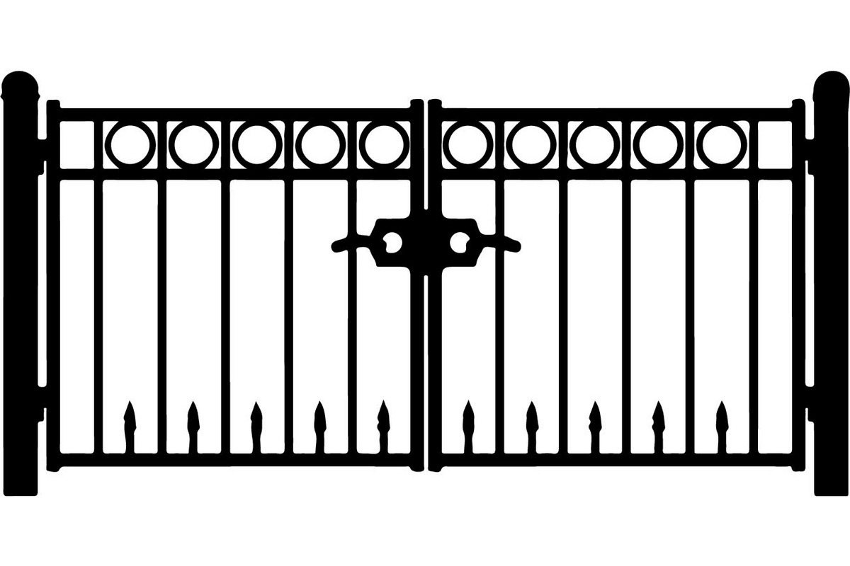 Modern Metal Gate, an Object Graphic by Creativeshirt (Photo 2 of 19)