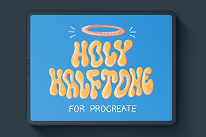 Holy Halftone - 29 Procreate Brushes