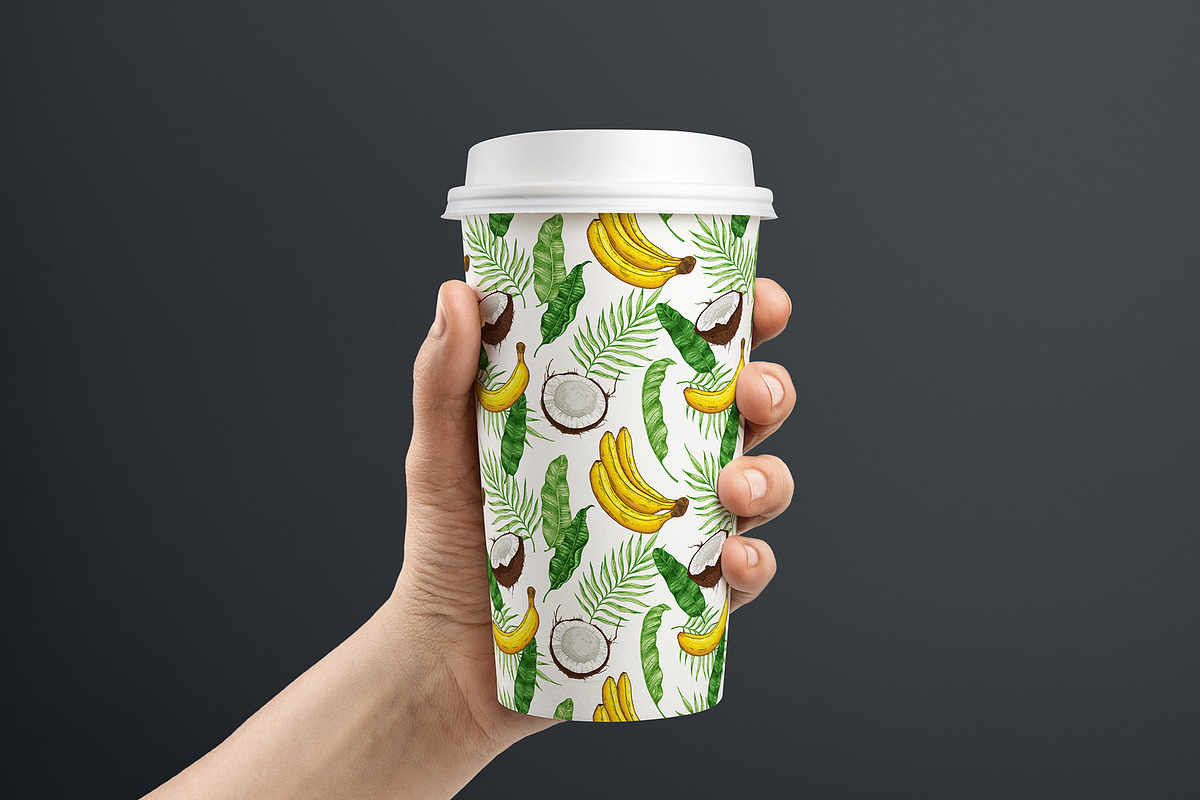 Tropical Fruit Seamless Patterns, a Pattern Graphic by Artspace (Photo 2 of 4)