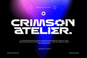 Crimson Atelier - Futuristic Font, a Sans Serif Font by Variatype (Thumbnail 1 of 7)