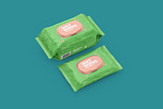 Wet Wipes Mockup, large and small, a Packaging Mockup by easymock (Thumbnail 8 of 10)
