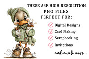 Whimsical Duck Clipart Bundle, a Seasonal Illustration by OK Design (Thumbnail 6 of 6)
