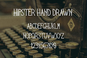 Hipster Hand Drawn Font, a Slab Serif Font by vladocar (Thumbnail 1 of 5)