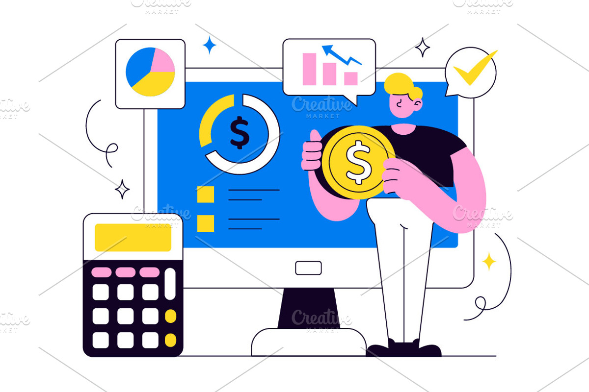 10 Expense Management Illustration, a Finance Illustration by denayunebgt (Photo 4 of 4)