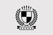 Royal Shield Logo Template Vector, an Illustration by Amazin_art (Thumbnail 8 of 18)