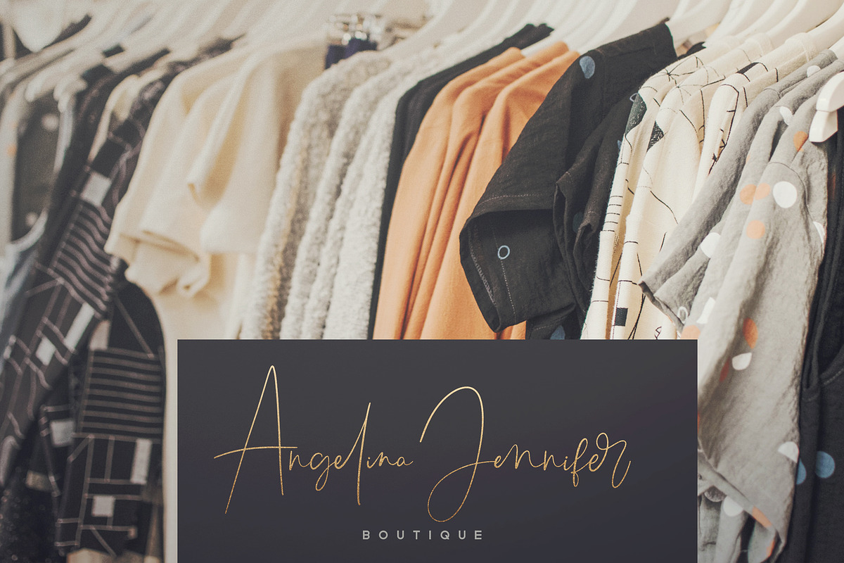Orenda - Script font preview 4