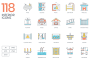 Interior Design & Furniture Icons, an Icon by Flat Icons (Thumbnail 1 of 10)