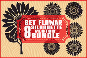 Floral Flower Vector Collection, an Illustration by Designer_Momina