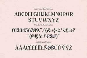 Larissa - Ligature Typeface