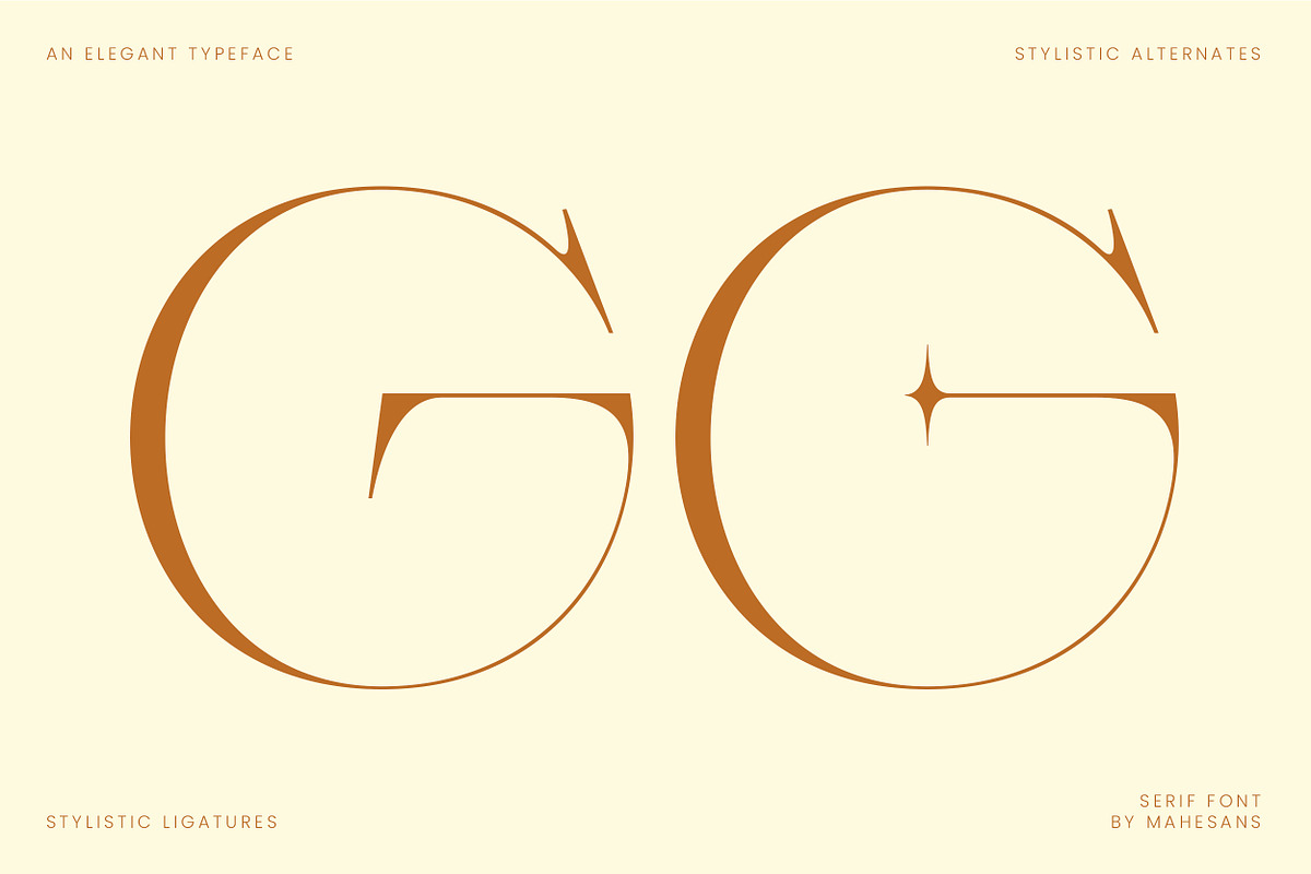 Glavore | Elegant Serif Font, a Serif Font by Mahesans Co (Photo 3 of 9)