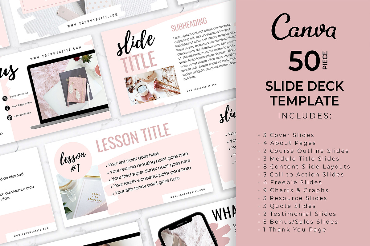 Webinar & Course Slide Deck Template, a Magazine Template by Thirty One Palms Studio (Photo 4 of 10)