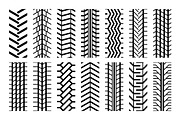 Tire tracks, a Pattern Graphic by Volyk (Thumbnail 1 of 2)