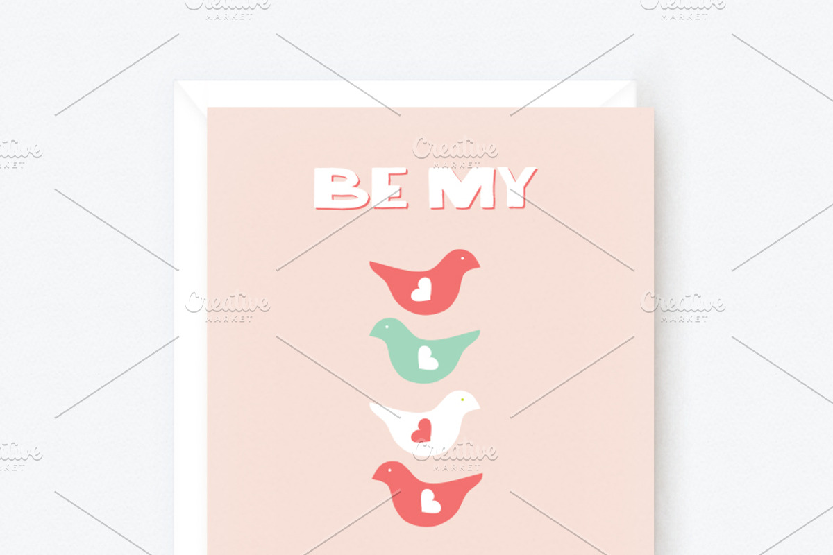 Printable Valentine Cards, a Card Template by MoLa (Photo 3 of 5)