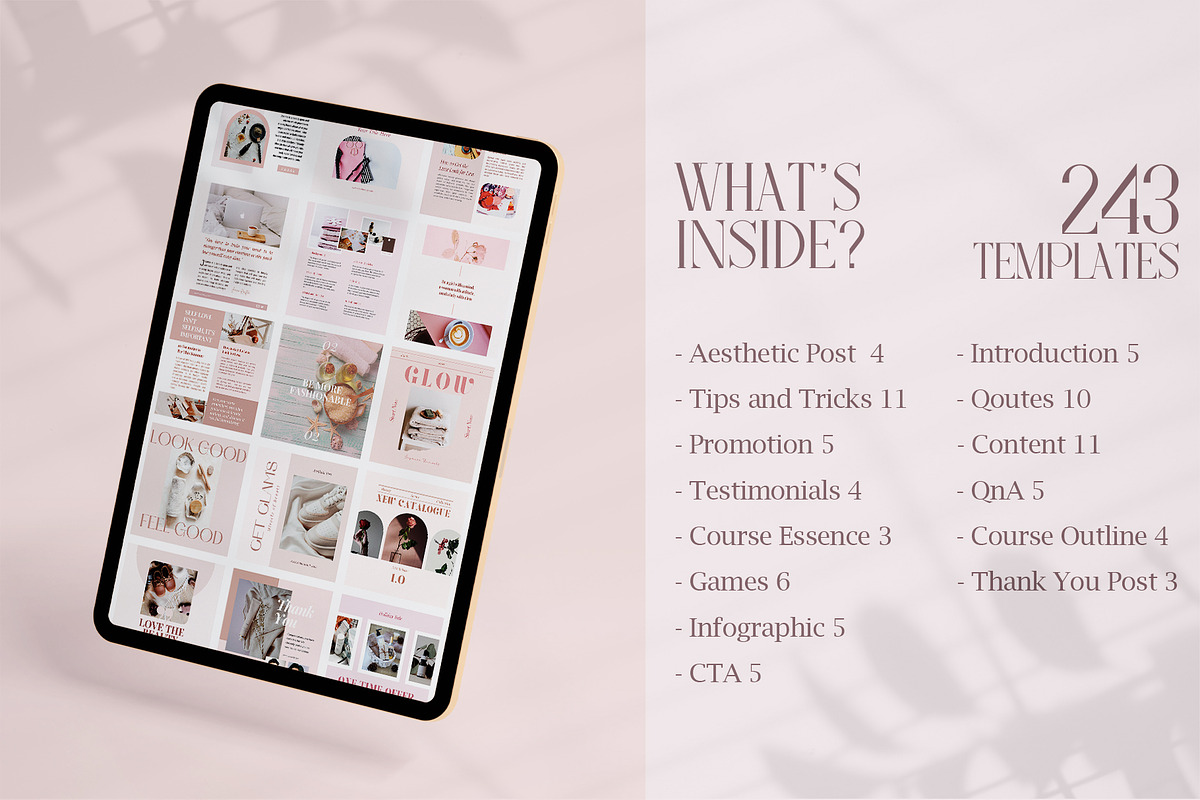 Instagram Beauty Series Creator, a Social Media Template by Analogi Studio