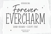 Forever Evercharm Font, a Handwritten Font by Meow Creation (Thumbnail 1 of 14)