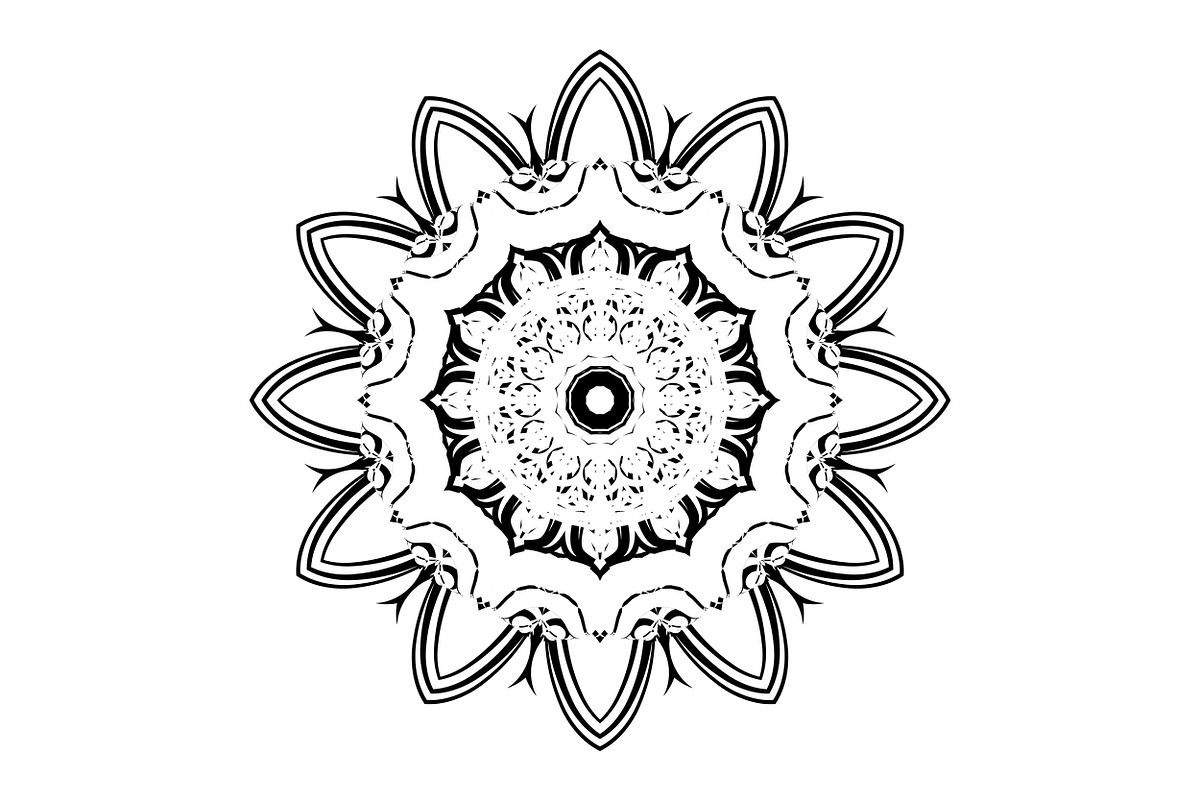 Decorative Mandala Digital Art Pack, a Decorative Illustration by NJ Himel (Photo 17 of 101)