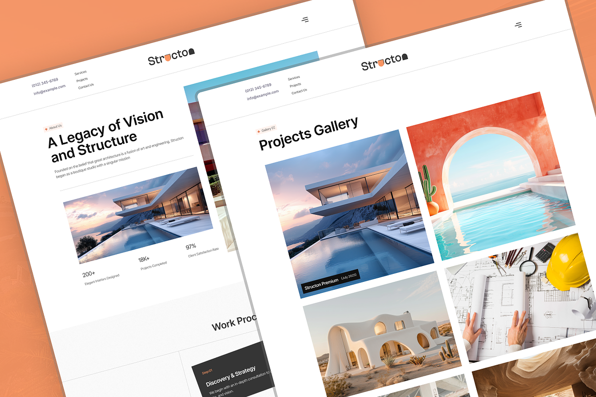 Structon, Architecture HTML Template, a HTML Template by TNCFlow (Photo 5 of 5)