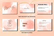 Pastel wedding stationery template, an Invitation Template by Motivation Art (Thumbnail 5 of 5)