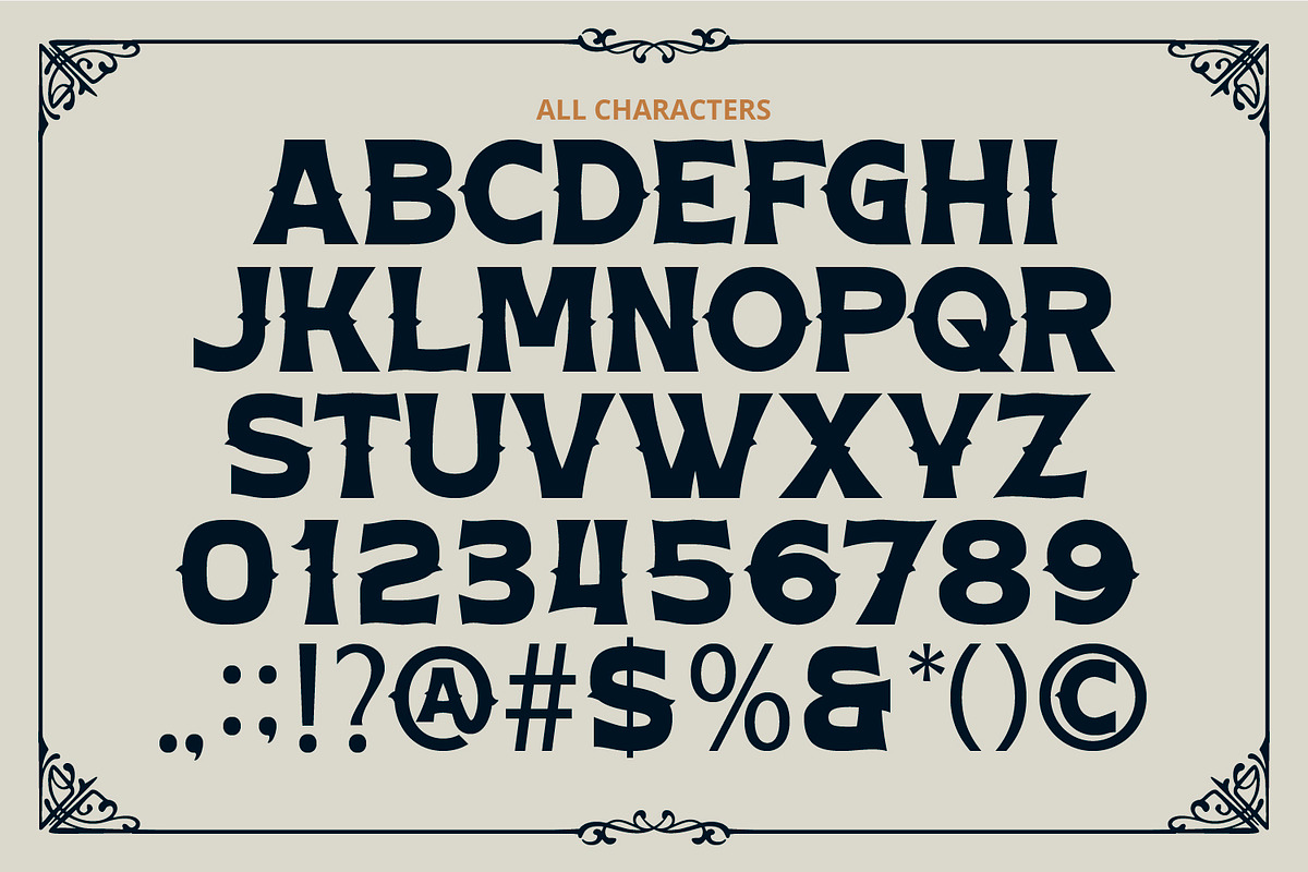 Glycost, a Symbol Font by Vintage Division (Photo 12 of 15)