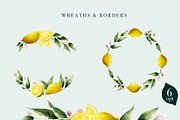 Watercolor vector lemons collection, a Healthcare Illustration by kaer_shop (Thumbnail 6 of 8)