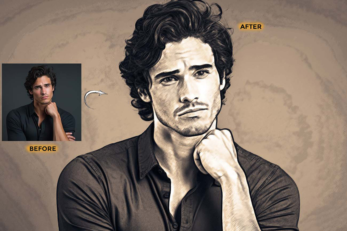 CINEMATIC CONCEPT SKETCH FX, an Action Add-On by Studio Retouch (Photo 2 of 11)