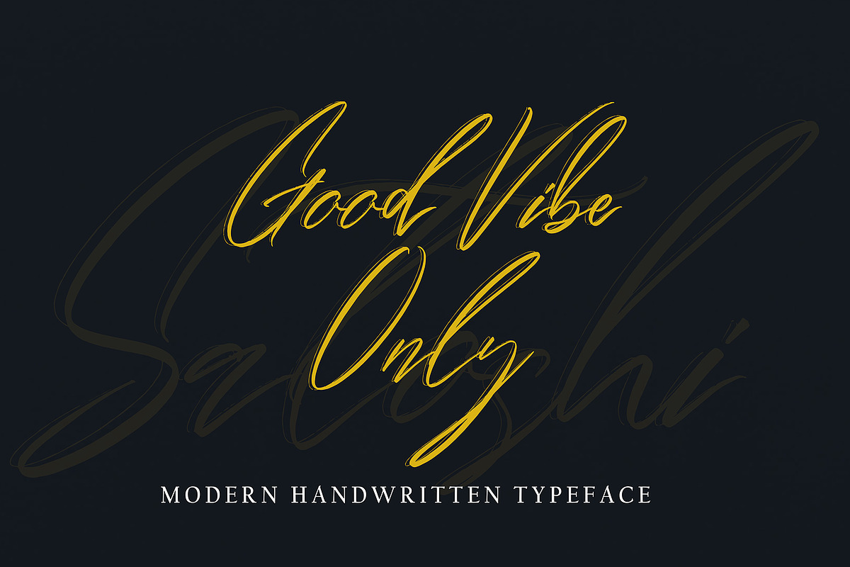 Satoshi, a Handwritten Font by pineungtype