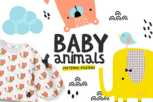 Baby Animals - Animals Patterns