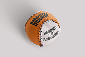 Dye Sublimation Baseball Mockup