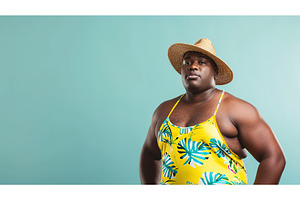 African American plus size male, a Beauty & Fashion Photo by Lermont51