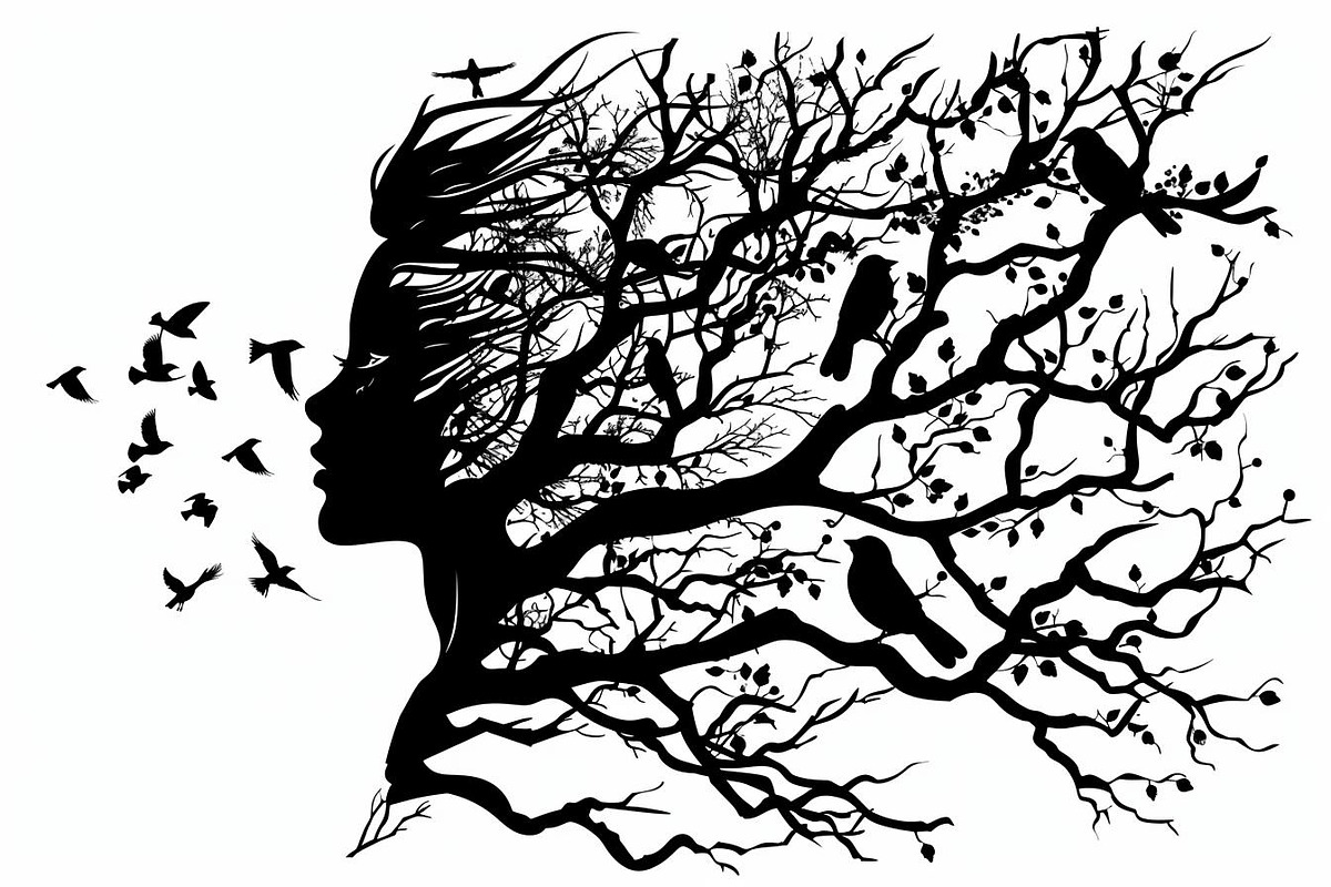 Nature Face Vector Collection, an Illustration by BIPLOB EXPERT (Photo 2 of 9)