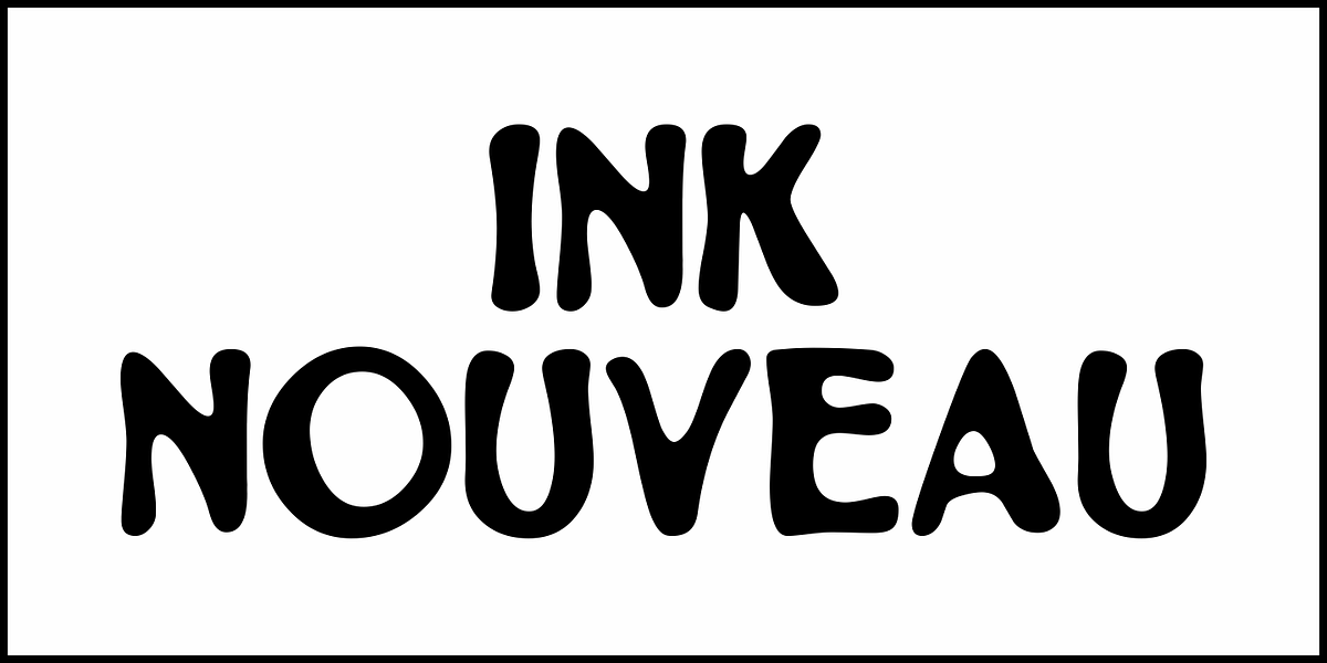 Ink Nouveau JNL, a Font by Jeff Levine Fonts (Photo 2 of 5)