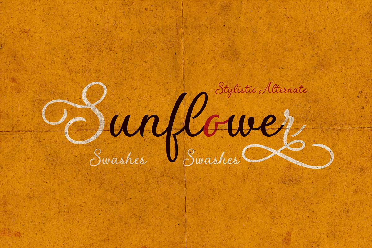 Flores del Sol calligraphic font, a Script Font by Roland Huse Design (Photo 2 of 7)