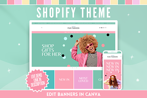 Fun Fashion Shopify Theme, a Shopify Template by SunshineStudioBoutique