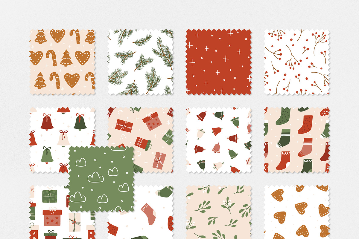 Winter Holiday - Christmas Set, a Pattern Graphic by simpleblues (Photo 5 of 9)