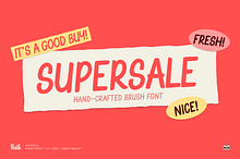 Supersale Hand-drawn Brush Font