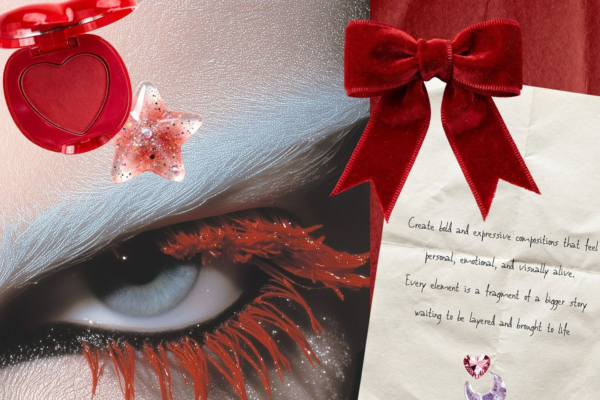 Y2K Beauty Collage Kit, an Object Graphic by Natali Batu (Photo 11 of 12)