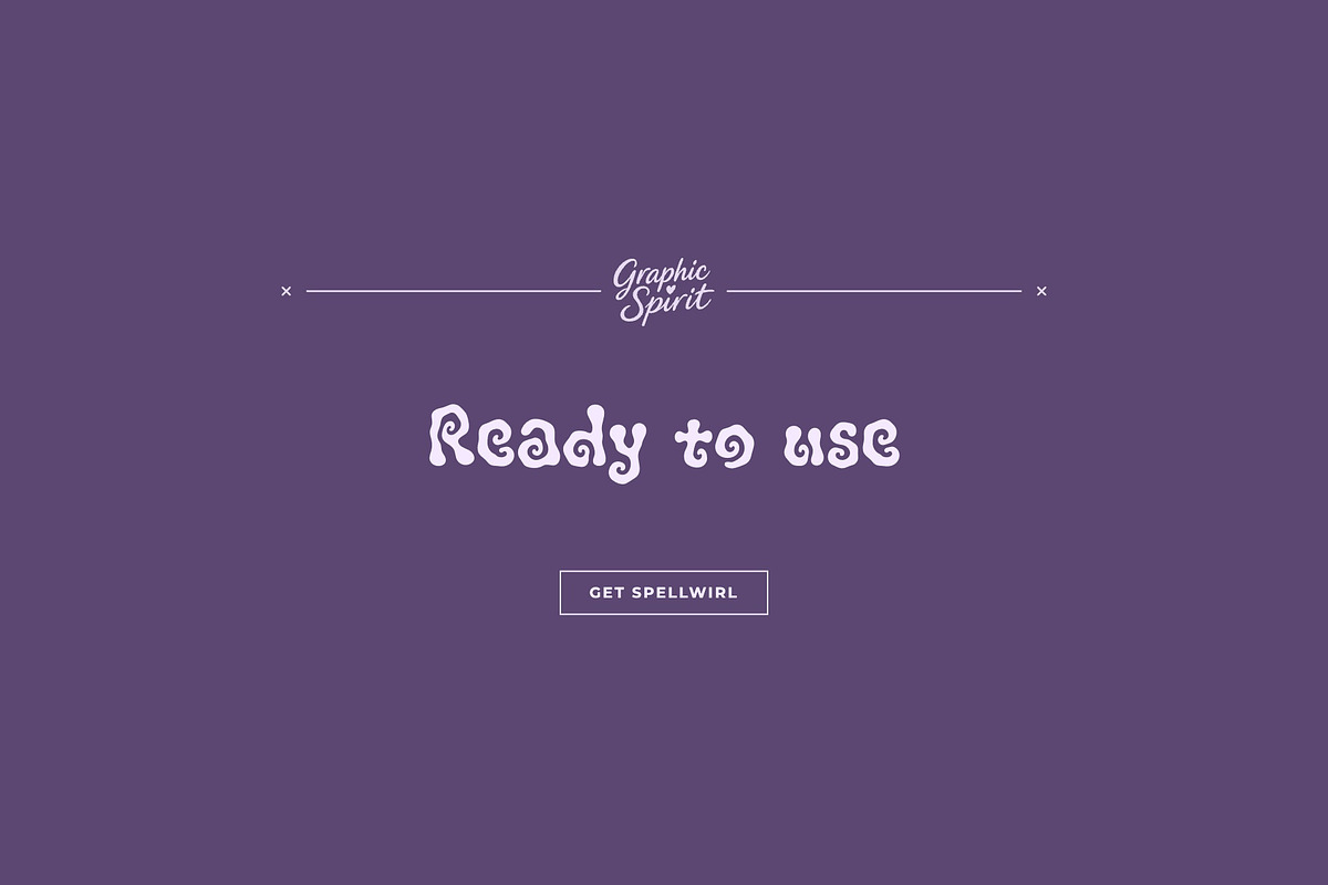 Spellwirl Magic Display Font, a Handwritten Font by Graphic Spirit (Photo 8 of 8)