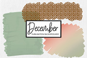 December Sublimation Backgrounds, an Illustration by illuztrate (Thumbnail 5 of 6)