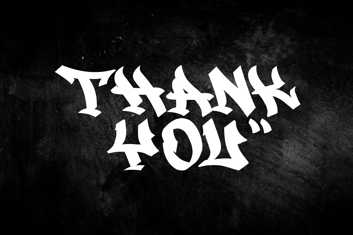 Loxer - Awesome Monoline Graffiti, a Serif Font by asfgraphics (Photo 7 of 7)