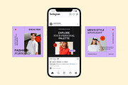 Vibrant Fashion Social Media Templat, a Social Media Template by FDR Studio (Thumbnail 3 of 3)