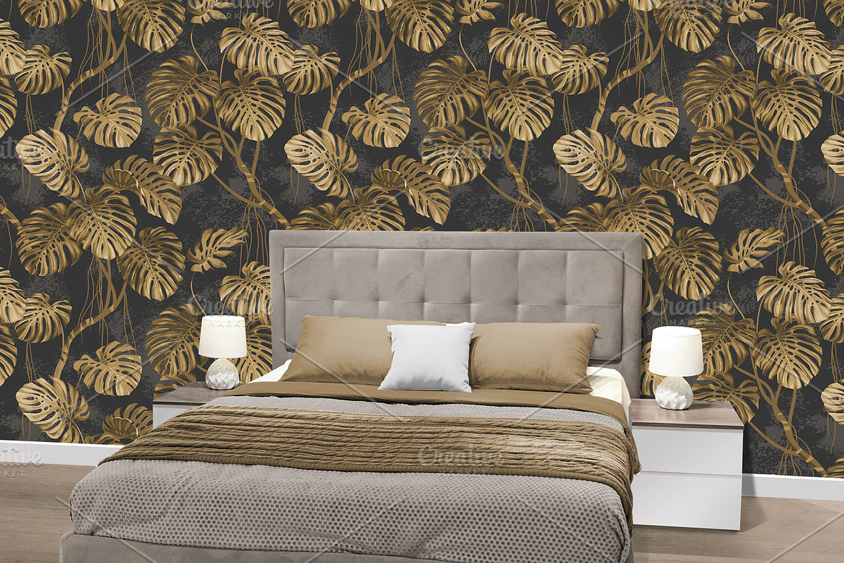 Monstera leaves pattern., a Pattern Graphic by Anna Smirnova (Photo 6 of 8)