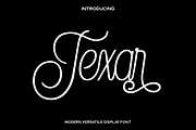 Texar - Modern Script, a Script Font by Luna Shop (Thumbnail 1 of 6)